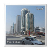zAE030 FUJAIRAH建物、UAE、中東、 タイル (正面)