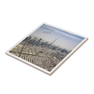 zAE040 DUBAIスカイライン、UAE、アジア、 タイル