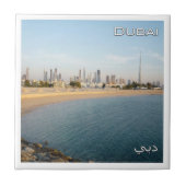 zAE041 DUBAIパノラマアラブ統一された首長国連邦， タイル (正面)