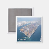 zAE042ドバイ、ナヘン・オステン、アラブ首長国連邦、中東、 マグネット (正面/裏面)