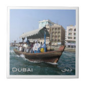 ZAE045 UAE, DUBAI flusstaxi ABRA タイル (正面)