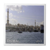 zAE047 DUBAI creek, UAE，中東， タイル (正面)