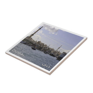 zAE047 DUBAI creek, UAE，中東， タイル