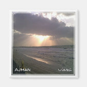 zAE052 AJMANビーチ、アラブ統一された首長国連邦 マグネット (正面)