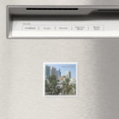 zAE061 ABU DHABI panorama, UAE，アジア，冷蔵庫 マグネット (インサイチュ (食洗機))