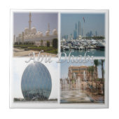 zAE062 ABU DHABI,アラブ統一された首長国連邦, タイル (正面)
