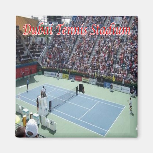 zAE066 DUBAI Tennis Stadium, UAE,アジア,冷蔵庫 マグネット (正面)