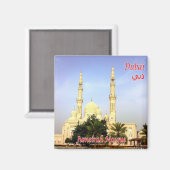 zAE069 DUBAI Jumeirah Mosque, UAE，アジア，冷蔵庫 マグネット (正面/裏面)