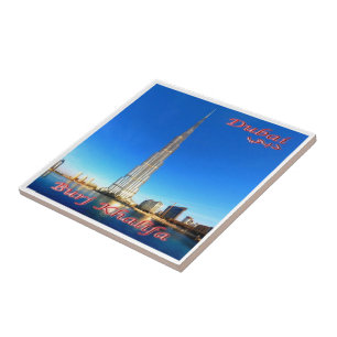 zAE073 DUBAI Burj Khalif, UAE,アジア, タイル