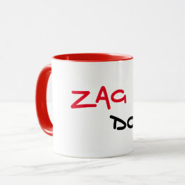 Zag Dog レッドトリム マグカップ