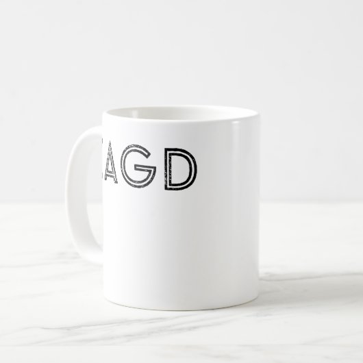 ZAGD Mug コーヒーマグカップ (正面左)