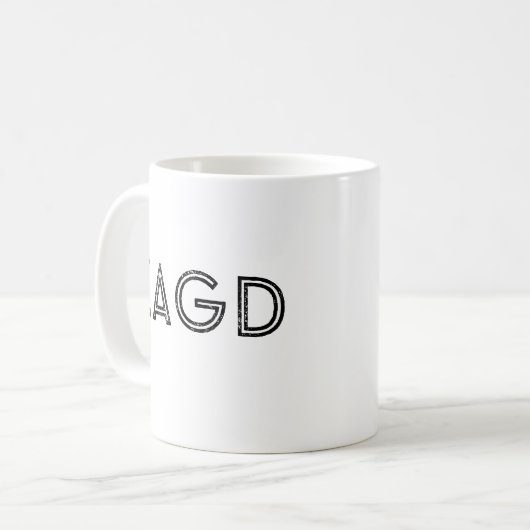 ZAGD Mug コーヒーマグカップ (正面左)