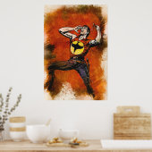 ZAGOR Lo Spirito con la Scureファンアートカスタムポート ポスター (キッチン)