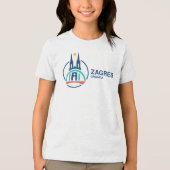 Zagreb Croatia Europe トライブレンドＴシャツ (正面)