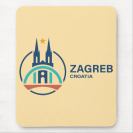 Zagreb Croatia Europe マウスパッド