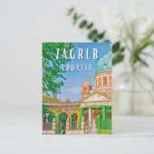 Zagreb, ville historique de Croatie ポストカード (スタンド正面)
