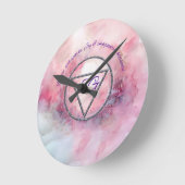 ZahariaGraceブランド商品 ラウンド壁時計 (傾斜)