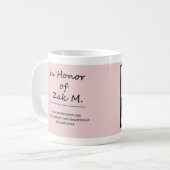 Zakのコーヒー・マグのためのハート コーヒーマグカップ (正面左)