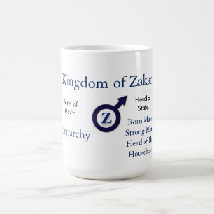 Zakarのマグの王国 コーヒーマグカップ