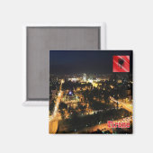 zAL005 TIRANAバイナイトアルバニア、冷蔵庫 マグネット (正面/裏面)