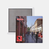 zAL006 SHKODHERセンターアルバニア、冷蔵庫 マグネット (正面/裏面)