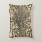 ZALMAXIホームベージュ抽象芸術ツリーアクセントピロー アクセントクッション (正面(垂直))