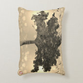 ZALMAXIホーム金ゴールド抽象芸術ツリーアクセントピロー アクセントクッション (正面(垂直))