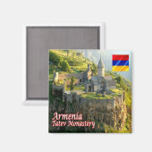zAM009 SYUNIK Tatev Monastery，アルメニア，冷蔵庫 マグネット (正面/裏面)