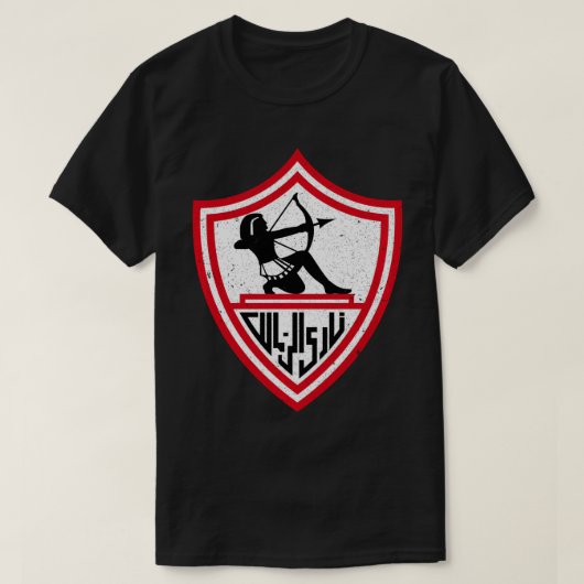 ZamalekサポーターFan T-ShirtエジプトエジプトPullo Tシャツ (デザイン正面)