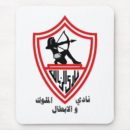 Zamalek SC - エジプトの王者のクラブ マウスパッド (正面)