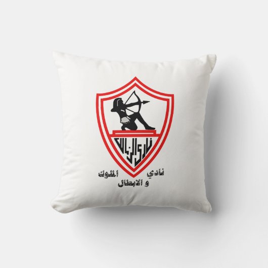 Zamalek SC – エジプト王とチャンピオンズクラブ クッション (正面)