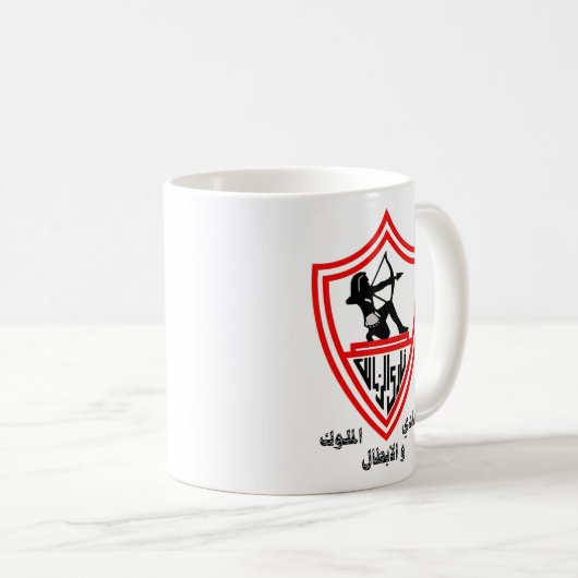 Zamalek SC – エジプト王とチャンピオンズクラブ コーヒーマグカップ (正面右)