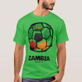 Zambia Country Flag Tシャツ (正面)