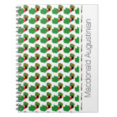 ZAMBIA FLAGカスタムノートブックJournalの追加 ノートブック (正面)