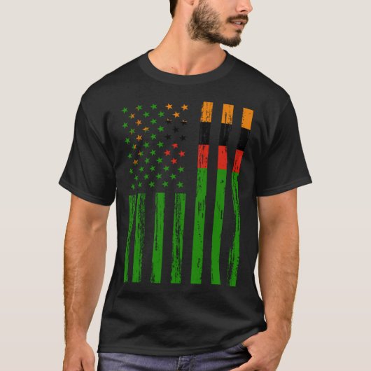 Zambia Flag America US It is in my DNA  for Zambia Tシャツ (正面)
