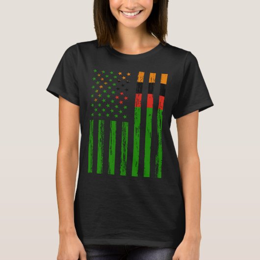 Zambia Flag America US It is in my DNA for Zambia Tシャツ (正面)