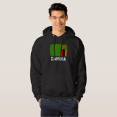 Zambia Flag   Support Zambian People Women Men   パーカ (正面フル)