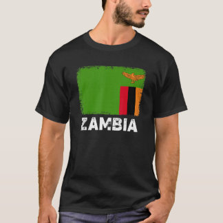Zambia Flag   Support Zambian People Women Men   Tシャツ