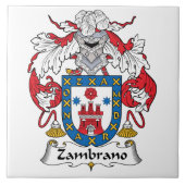 Zambranoの家紋 タイル (正面)