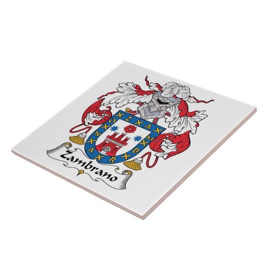 Zambranoの家紋 タイル (側面)