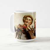 Zampighi - Sweet Music, vintage painting コーヒーマグカップ (正面左)