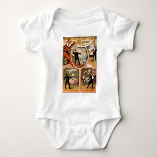 Zanのジグザグ ベビーボディスーツ (正面)