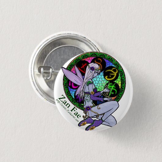 Zanの妖精(#5) 缶バッジ (正面&裏面)