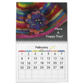 Zan Hanhofのオリジナルのアートワークのカレンダー! カレンダー (2月 2026)