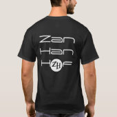Zan HanhofのTシャツによるアムステルダム Tシャツ (裏面)