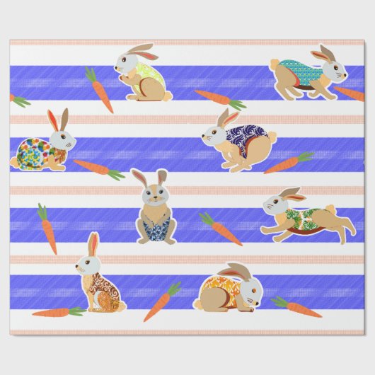 Zanahorias y Conejitos ラッピングペーパー (シーム)