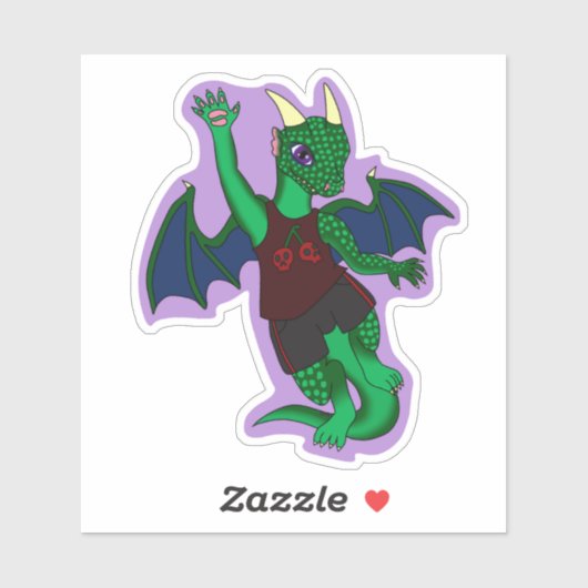 Zandall Dragon Sticker シール (シート)