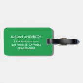 Zanderアヒル ラゲッジタグ (裏面横)