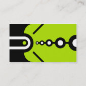 Zander -緑 名刺 (裏面)