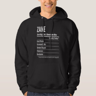 Zane  Nutritional Facts Serving Size Calories パーカ